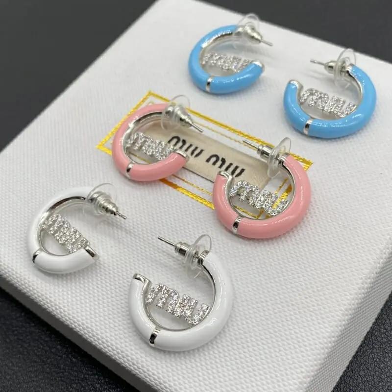 miu miu boucles doreilles pour femme s_12130343